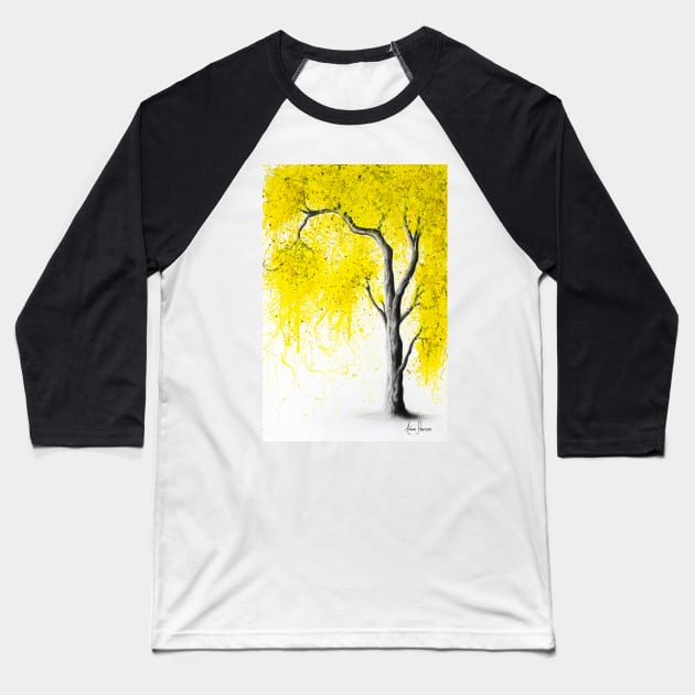 Fall Tree Trios Baseball T-Shirt by AshvinHarrison